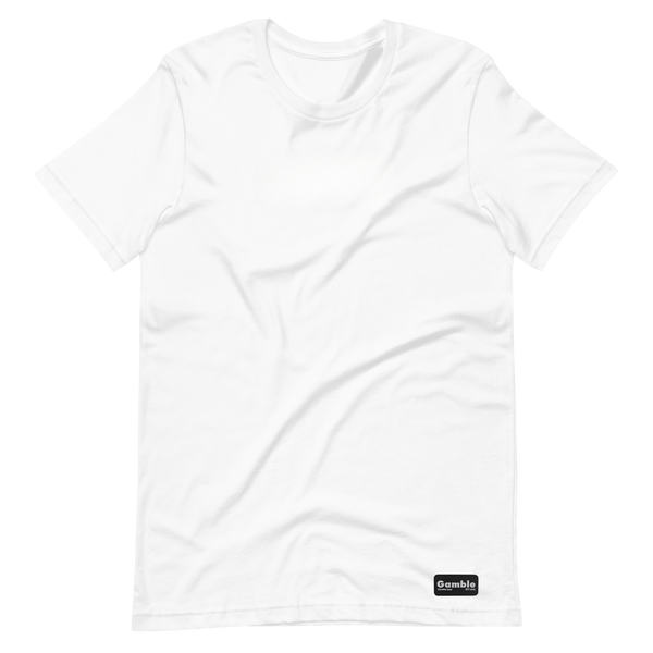 Gamble Premium White Tee - Gamble Gear